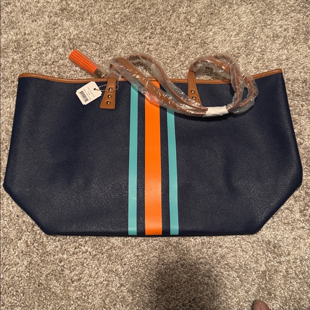 NWT Cinda B London Tote Bag Calypso